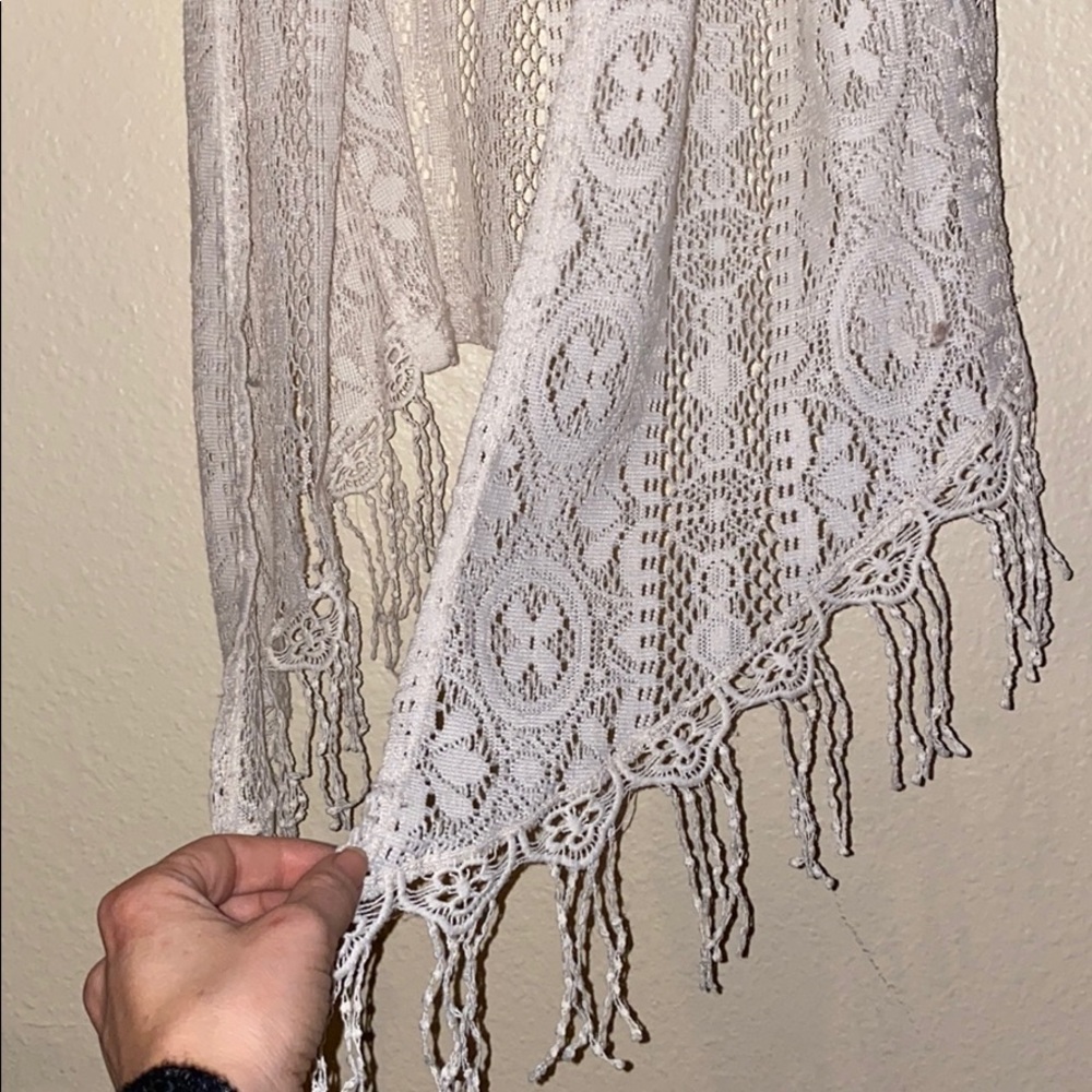 White Fringe Vest🌼
